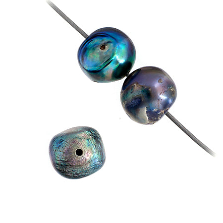 Freshwater Pearl Fancy Shape 7.5mm Grey 16in ( Approx 36g)