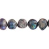 Freshwater Pearl Fancy Shape 7.5mm Grey 16in ( Approx 36g)