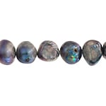 Freshwater Pearl Fancy Shape 7.5mm Grey 16in ( Approx 36g)