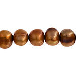 Freshwater Pearl Fancy Shape 7.5mm Golden 16in ( Approx 36g)