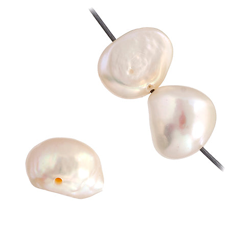 Freshwater Pearl Fancy Shape 8mm White 16in ( Approx 35g)