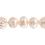 Freshwater Pearl Fancy Shape 8mm White 16in ( Approx 35g)