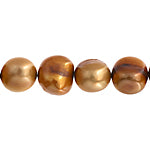 Freshwater Pearl Fancy Shape 8.5mm Golden 16in ( Approx 44g)