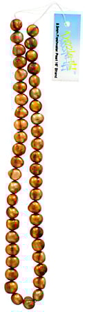 Freshwater Pearl Fancy Shape 8.5mm Golden 16in ( Approx 44g)