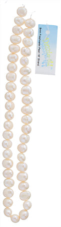 Freshwater Pearl Fancy Shape 9mm White 16in (aprx 50g)