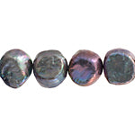 Freshwater Pearl Fancy Shape 9mm Grey 16in (aprx 45g)