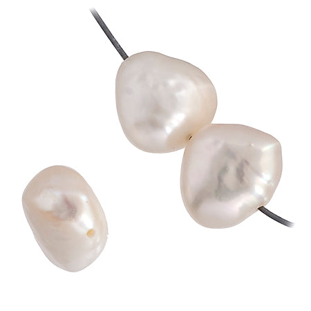 Freshwater Pearl Fancy Shape 9.5mm White 16in ( Approx 48g)