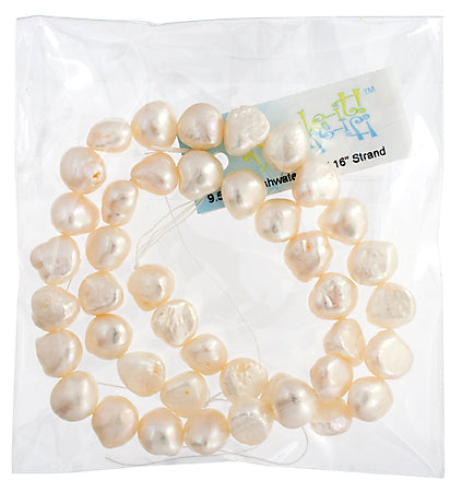 Freshwater Pearl Fancy Shape 9.5mm White 16in ( Approx 48g)