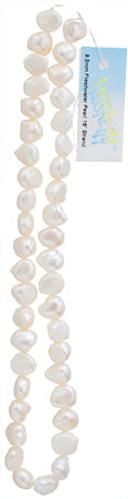 Freshwater Pearl Fancy Shape 9.5mm White 16in ( Approx 48g)