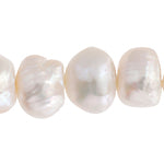 Freshwater Pearl Fancy Shape 10mm White 16in ( Approx 75g)