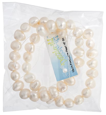 Freshwater Pearl Fancy Shape 10mm White 16in ( Approx 52g)