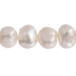 Freshwater Pearl Fancy Shape 10mm White 16in ( Approx 52g)