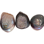 Freshwater Pearl Fancy Shape 12mm Grey 16in ( Approx 52g)