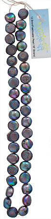 Freshwater Pearl Fancy Shape 12.5mm Grey 16in ( Approx 70g)