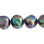 Freshwater Pearl Fancy Shape 12.5mm Grey 16in ( Approx 70g)
