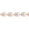 Freshwater Pearl Rice Shape 5.5mm White 16in Strand