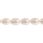 Freshwater Pearl Rice Shape 5.5mm White 16in Strand