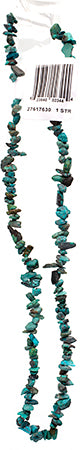 Chinese Turquoise Chips 16in Strand