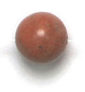 Semi-Precious 6mm Round 16in Strung Amber Onyx