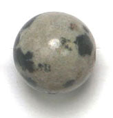 Semi-Precious 10mm Round 16in Strung Dalmatine