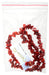 Semi-Precious 16in Chips Strung Reconstructed Coral