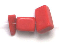 Semi-Precious 16in Chips Strung Reconstructed Coral