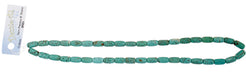 Turquoise Barrel Stabilized 8in Strand Green