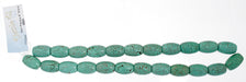 Turquoise Barrel Stabilized 8in Strand Green