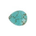 Turquoise Drop 18x13x7mm 2x8in Strand Stabilized Green