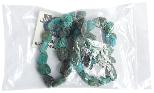 Turquoise 10x12mm Nuggets Grade A