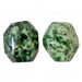 Semi-Precious 15x20mm Facetted Beads Green Spot Jade