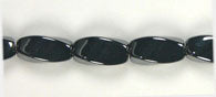 Hematite Twist 6x12mm 16in Strand