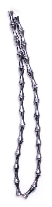 Hematite Bead Flared Ends 8x16mm 16in Strand