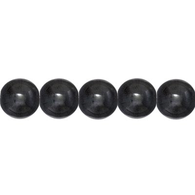 Magnetic Hematite Round 2x8in Strand