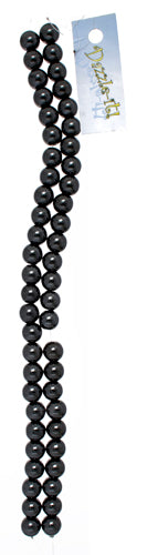 Magnetic Hematite Round 2x8in Strand