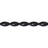 Magnetic Hematite Oval Shape 4x6mm 2x8in Strand