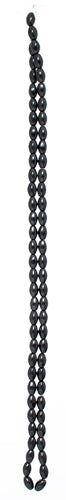 Magnetic Hematite Oval Shape 4x6mm 2x8in Strand