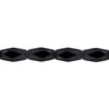 Magnetic Hexagon D/Cut 6x8mm 2x8in Strand Hematite 1300ga