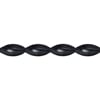 Magnetic Hematite Oval Shape 5x8m 2x8in Strand
