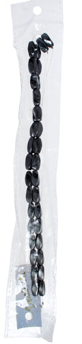 Magnetic Rectangular Twisted 2x8in Strand Hematite
