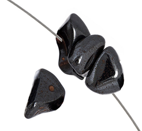 Magnetic Chips 16in Strand Hematite