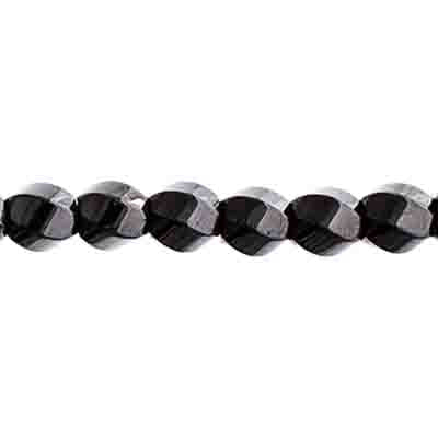 Dazzle-It Magnetic Hematite 6mm Twisted 2x8in