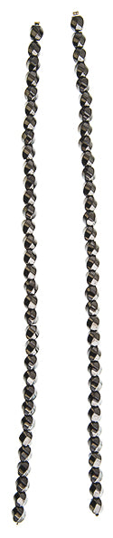 Dazzle-It Magnetic Hematite 6mm Twisted 2x8in