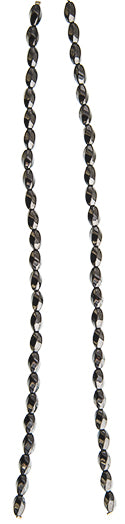 Dazzle-It Magnetic Hematite 5x8mm Twisted 2x8in