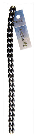 Dazzle-It Magnetic Hematite 5x8mm Twisted 2x8in