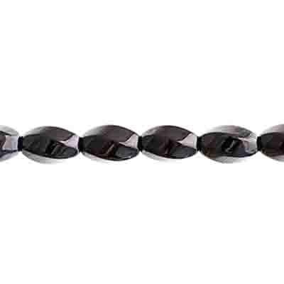 Dazzle-It Magnetic Hematite 5x8mm Twisted 2x8in