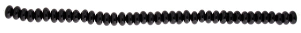 Black Onyx 8mm Rondelle 35pcs Approx