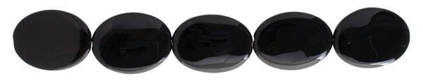 Black Onyx 30x40mm Oval 4pcs Approx