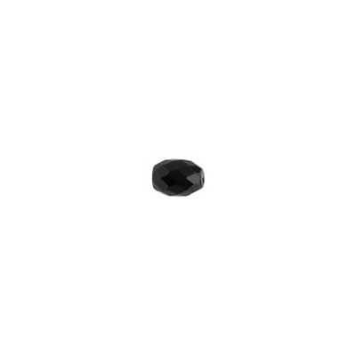 Black Onyx 9x12mm Facetted Rice Beads 14pcs Appr