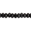Black Onyx 6mm Faceted Rondelle 44pcs Approx